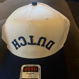 OTTO Classic Fit Cap - Cream and Blue